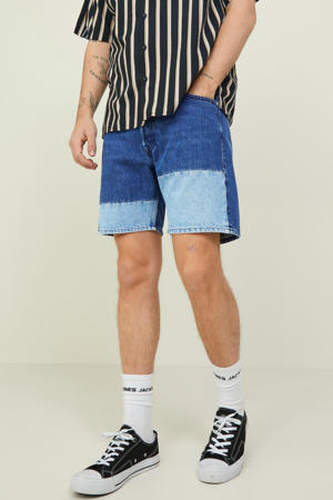 loose fit jeans short JJICHRIS JJORIGINAL cj 266 blue denim