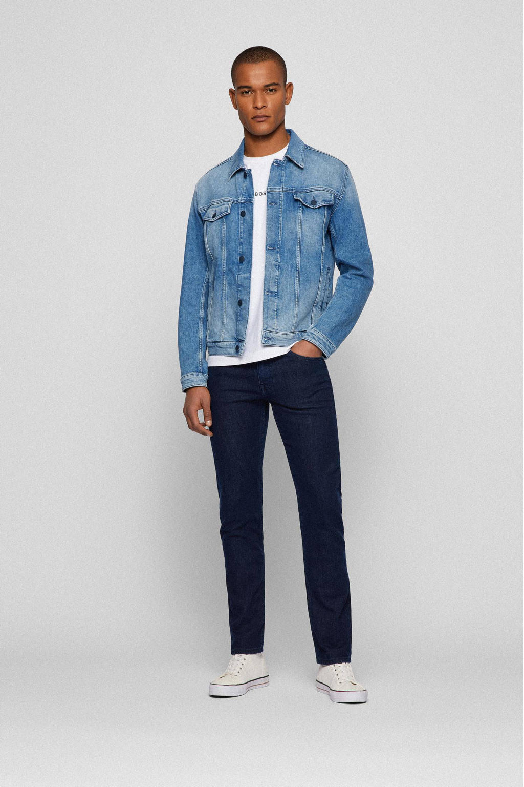 Boss Slim Fit Jeans Delaware Navy Union River