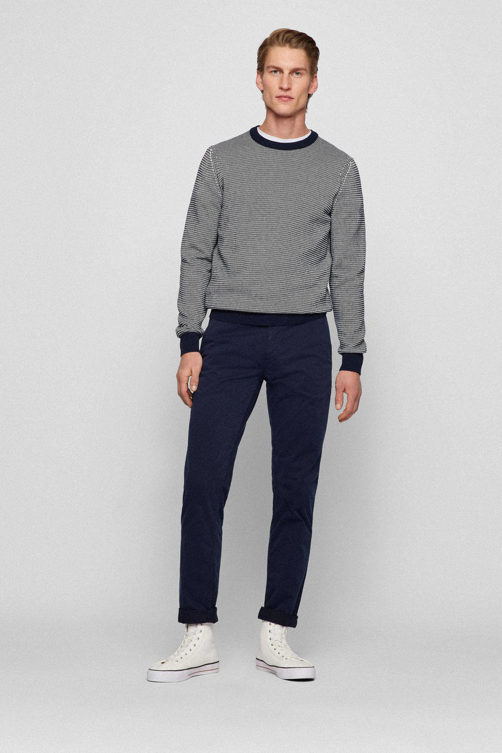 BOSS slim fit it chino Schino dark blue