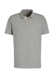 thumbnail: anytime gestreepte polo wit/blauw