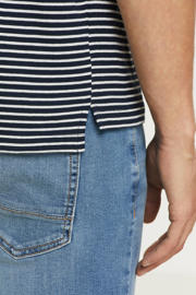 thumbnail: anytime gestreepte polo blauw/wit