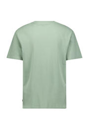 thumbnail: Lichtgroene heren America Today loose fit T-shirt van biologisch katoen met korte mouwen en ronde hals