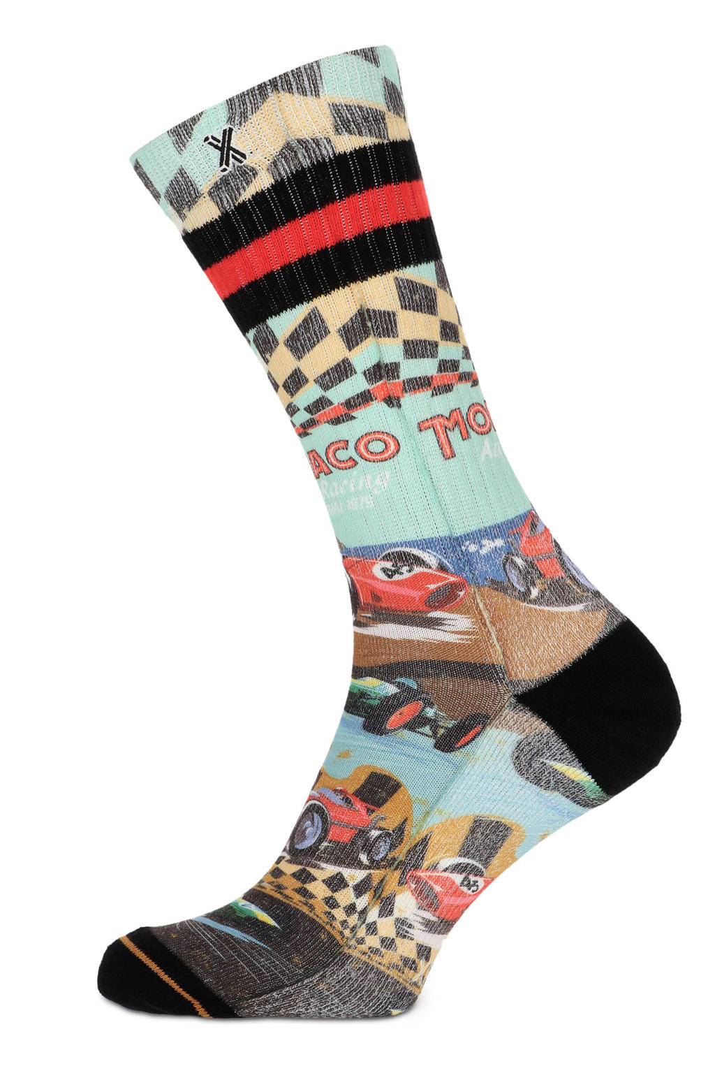XPOOOS sokken Monaco met all-over print multi