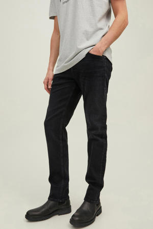 tapered fit jeans JJIMIKE JJORIGINAL   jos 111 black denim