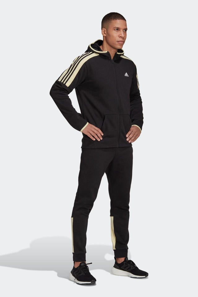 Bestrating Ontbering Pionier adidas Performance fleece joggingpak zwart | Union River