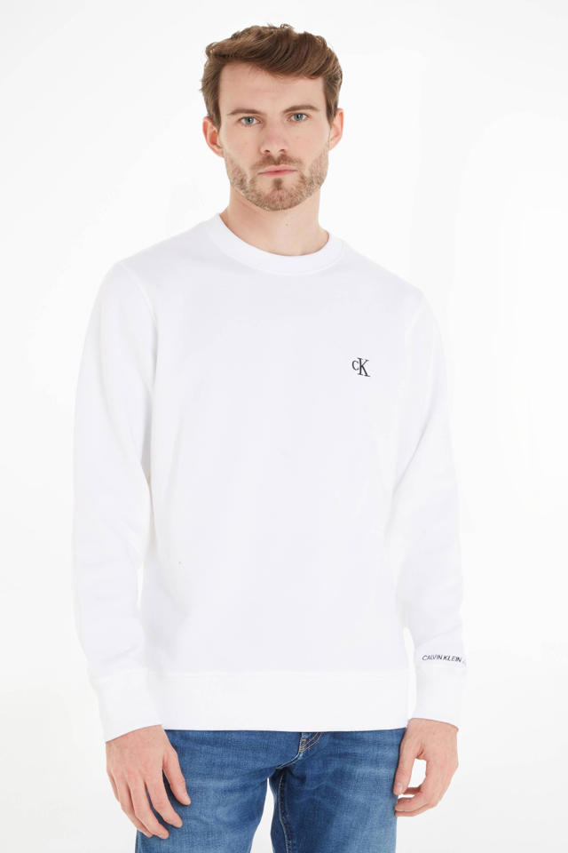 calvin klein sweater white