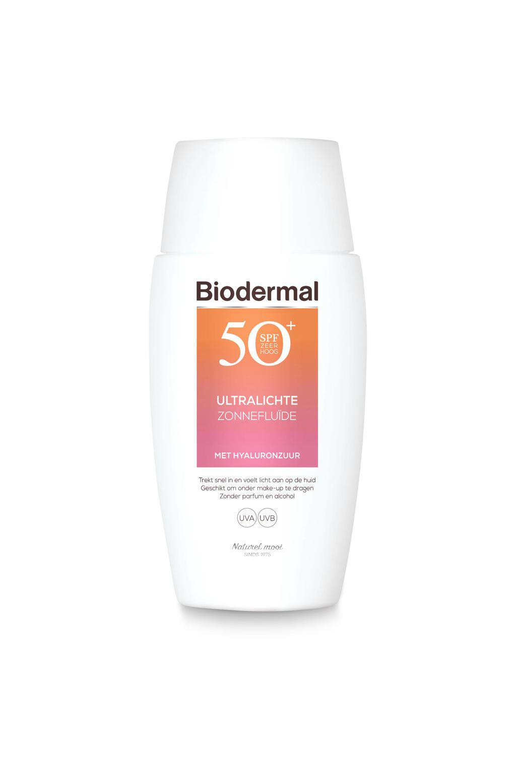 Biodermal Ultralichte Zonnefluide zonnebrand gezicht - SPF50+ - 40 ml