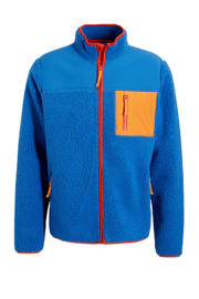 thumbnail: anytime teddy fleece vest blauw