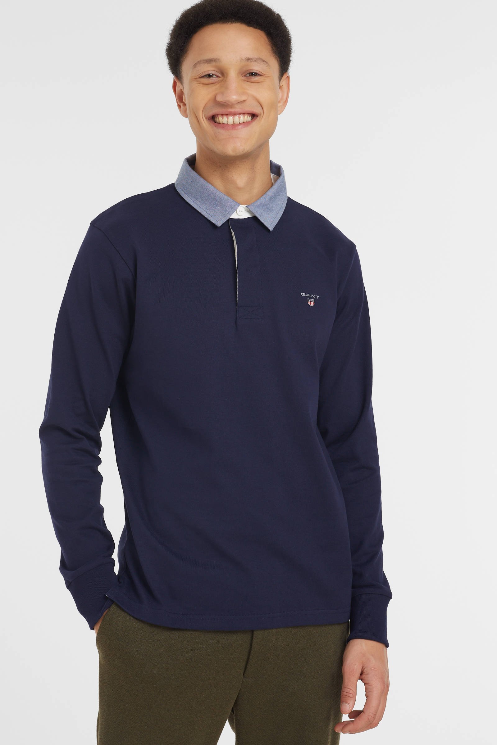 Gant polo discount lange mouw heren