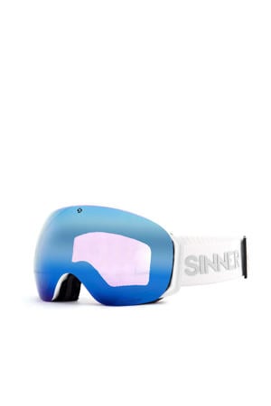 skibril Avon blauw/wit