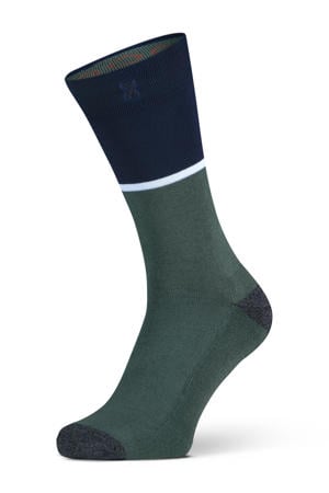 sokken groen/donkerblauw