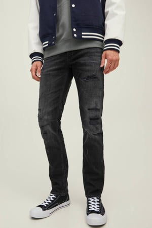 slim fit jeans JJIGLENN JJBLAIR  802 black denim