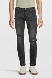 thumbnail: anytime slim fit jeans donkergrijs