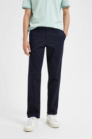 straight chino donkerblauw