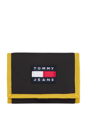 portemonnee met logo zwart/geel