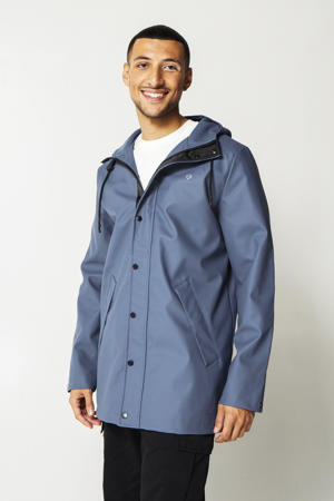 straight fit regenjas Jace french blue