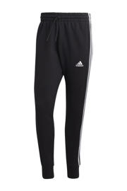 thumbnail: Zwart en witte heren adidas Sportswear joggingbroek van katoen 