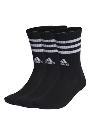 sportsokken - set van 3 zwart