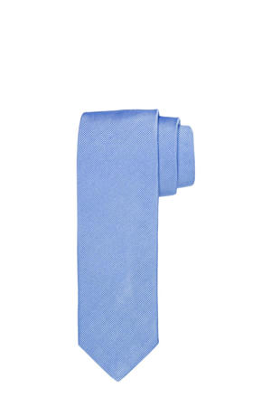 zijden stropdas lichtblauw