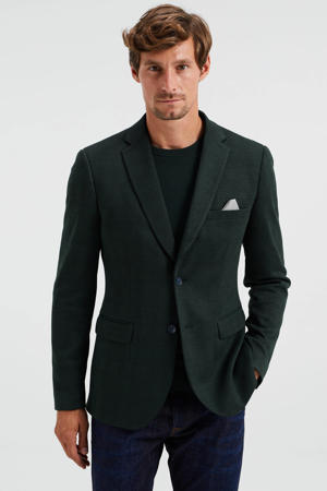 geruit slim fit colbert donkergroen