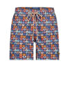 Donkerblauw/multi