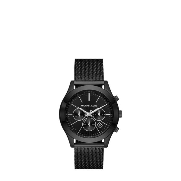 Michael Kors horloge MK9060 Slim zwart River Runway Union 