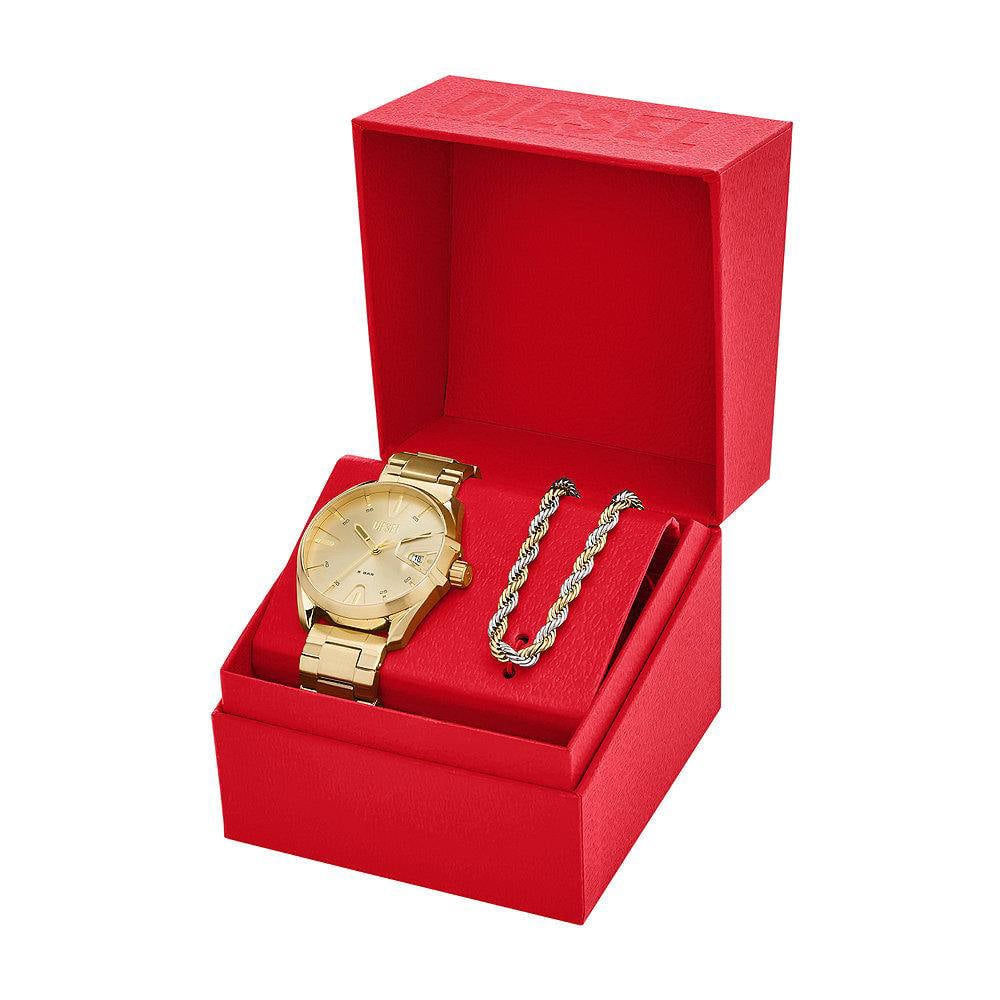 Diesel discount horloge goud