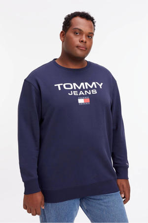 sweater met logo c87 twilight navy