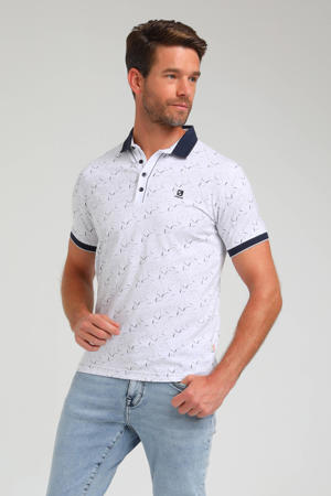 polo met contrastbies white