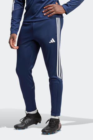 Senior  sportbroek Tiro donkerblauw/wit