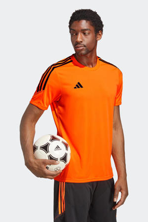   sport T-shirt Tiro 23 oranje/zwart