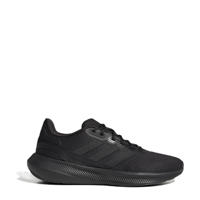thumbnail: Zwart en antraciete heren adidas Performance Runfalcon 3.0 hardloopschoenen van mesh/voering: mesh/voetbed: eva met veters