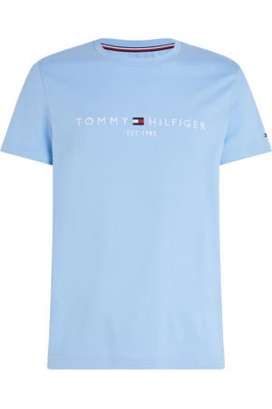 T-shirt Plus Size met logo vessel blue