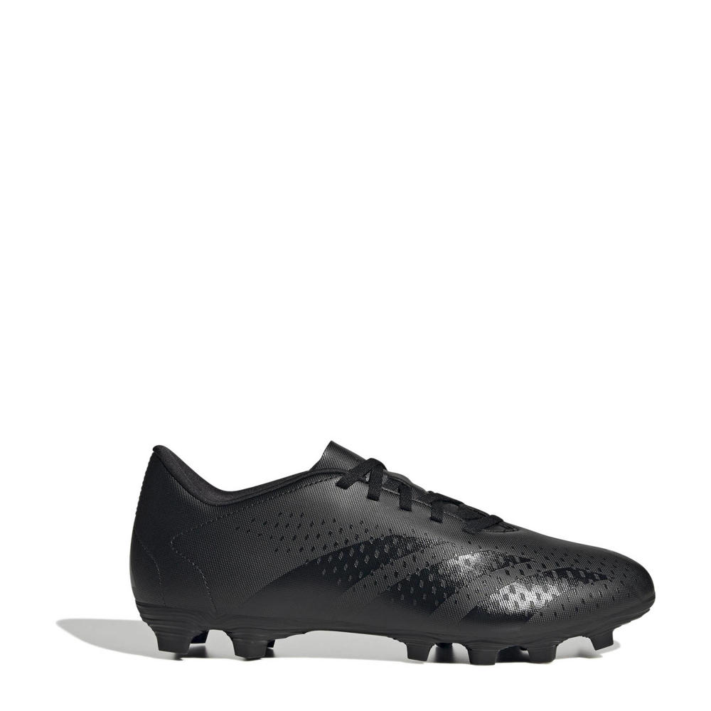 Zwarte heren adidas Performance Predator Accuracy.4 FxG senior voetbalschoenen van synthetisch/textiel met veters