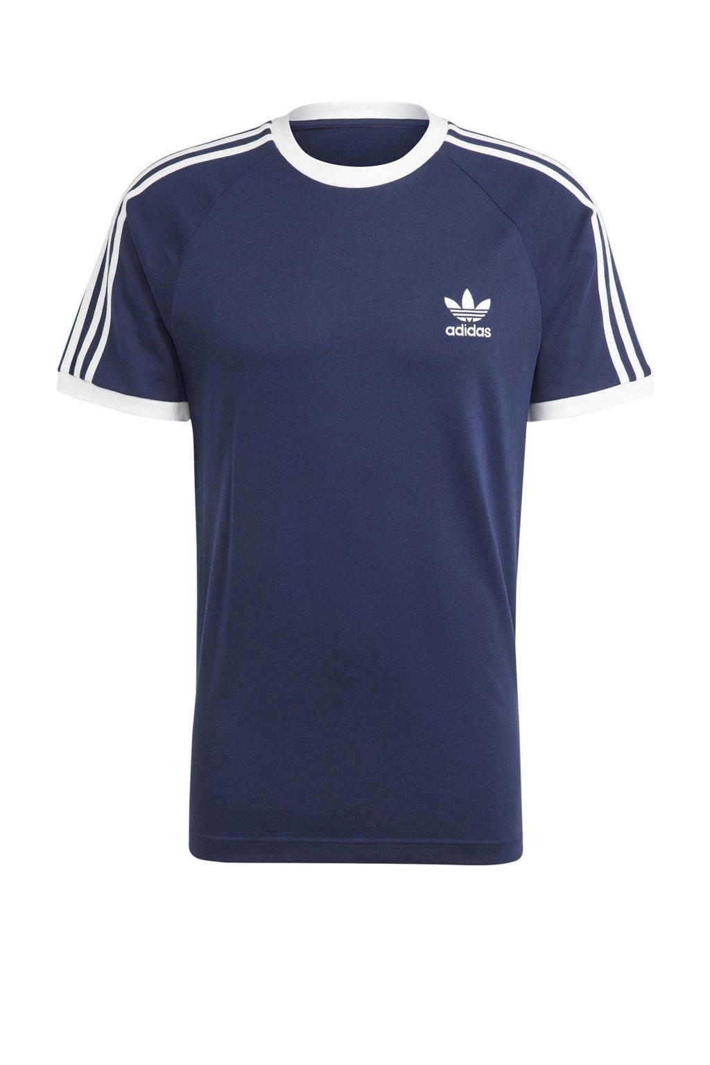 adidas Originals T-shirt Adicolor Classics 3-Stripes donkerblauw