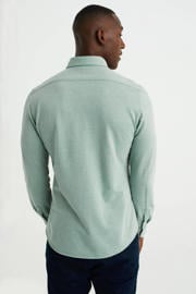 thumbnail: WE Fashion tall fit overhemd met mouwlengte 7 grijsblauw