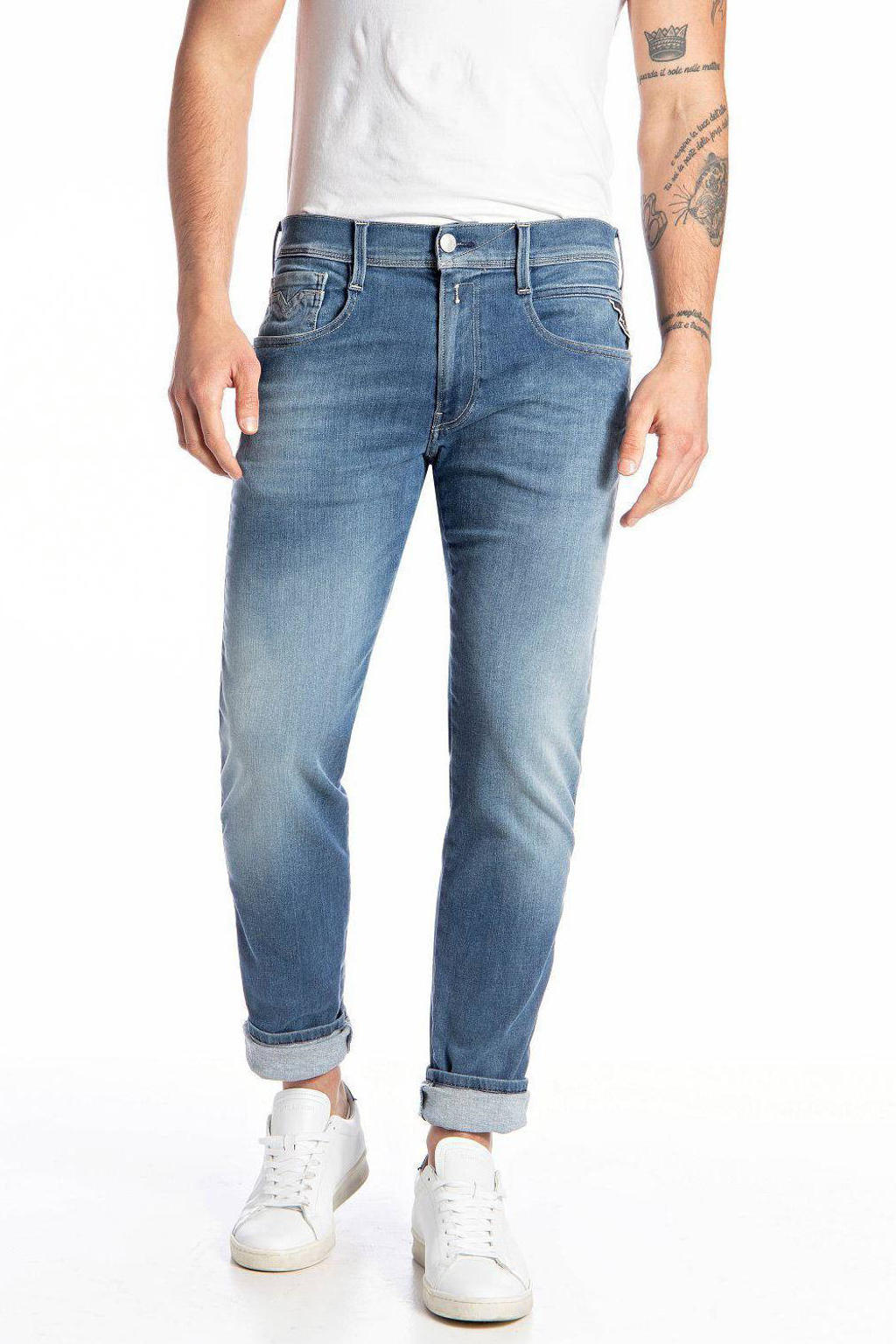 REPLAY slim fit jeans ANBASS Hyperflex medium blue
