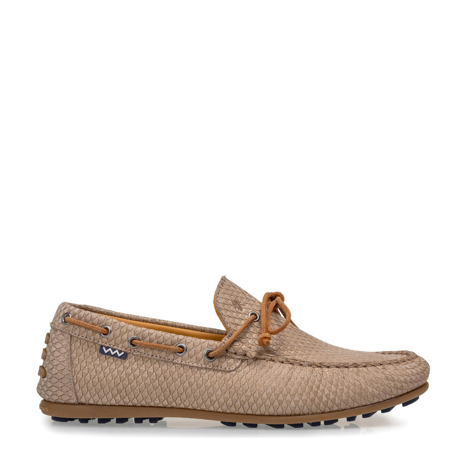 Floris van Bommel Stevi 01.11 leren mocassins beige Union River