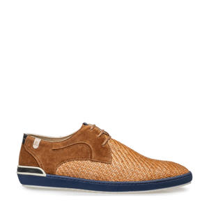 De Scooper 05.03  leren veterschoenen cognac