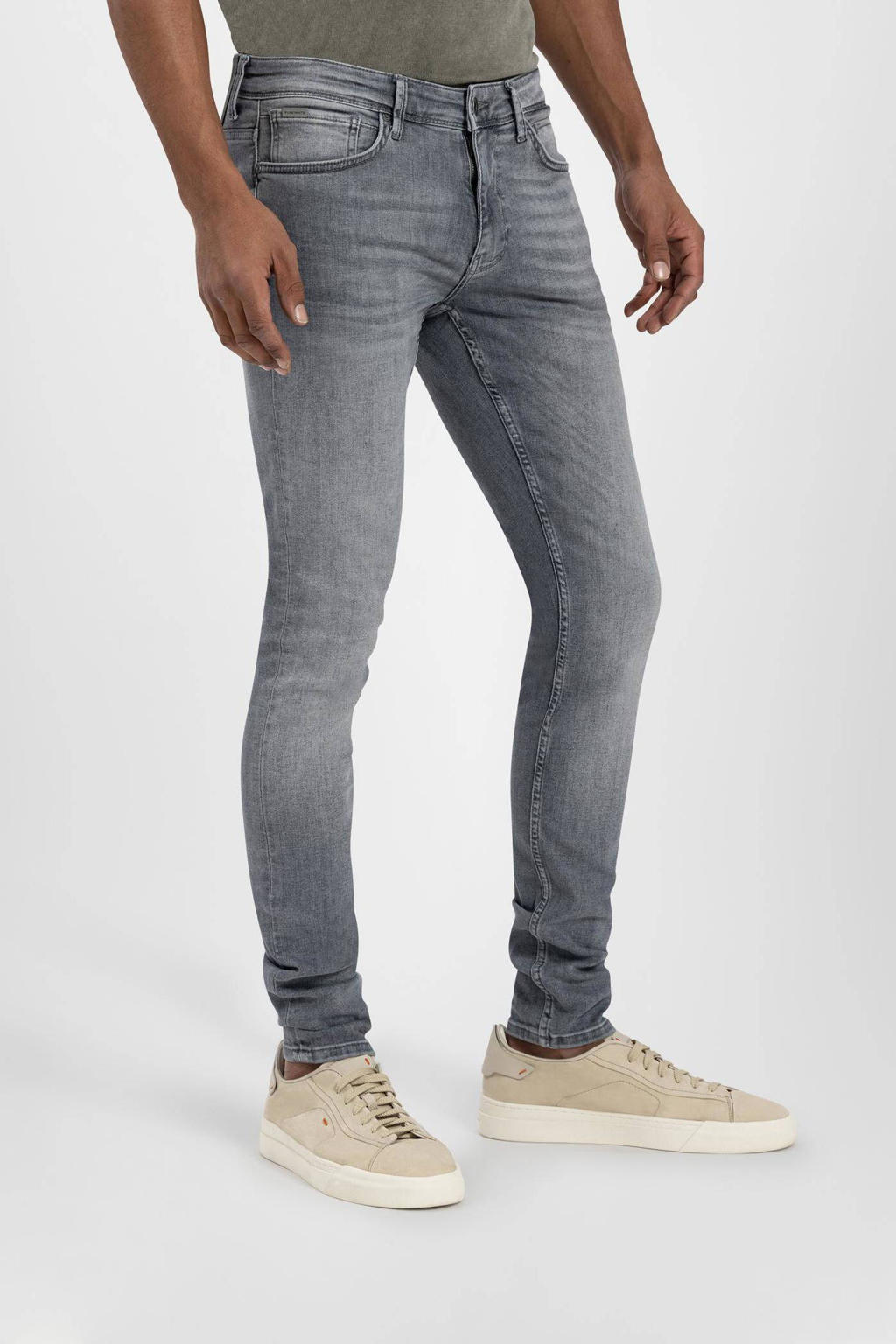 Purewhite skinny jeans The Jone W0112 ESSENTIALS mid grey denim