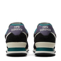thumbnail: New Balance 574  sneakers zwart/wit/lila