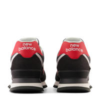 thumbnail: New Balance 574  sneakers zwart/rood/grijs