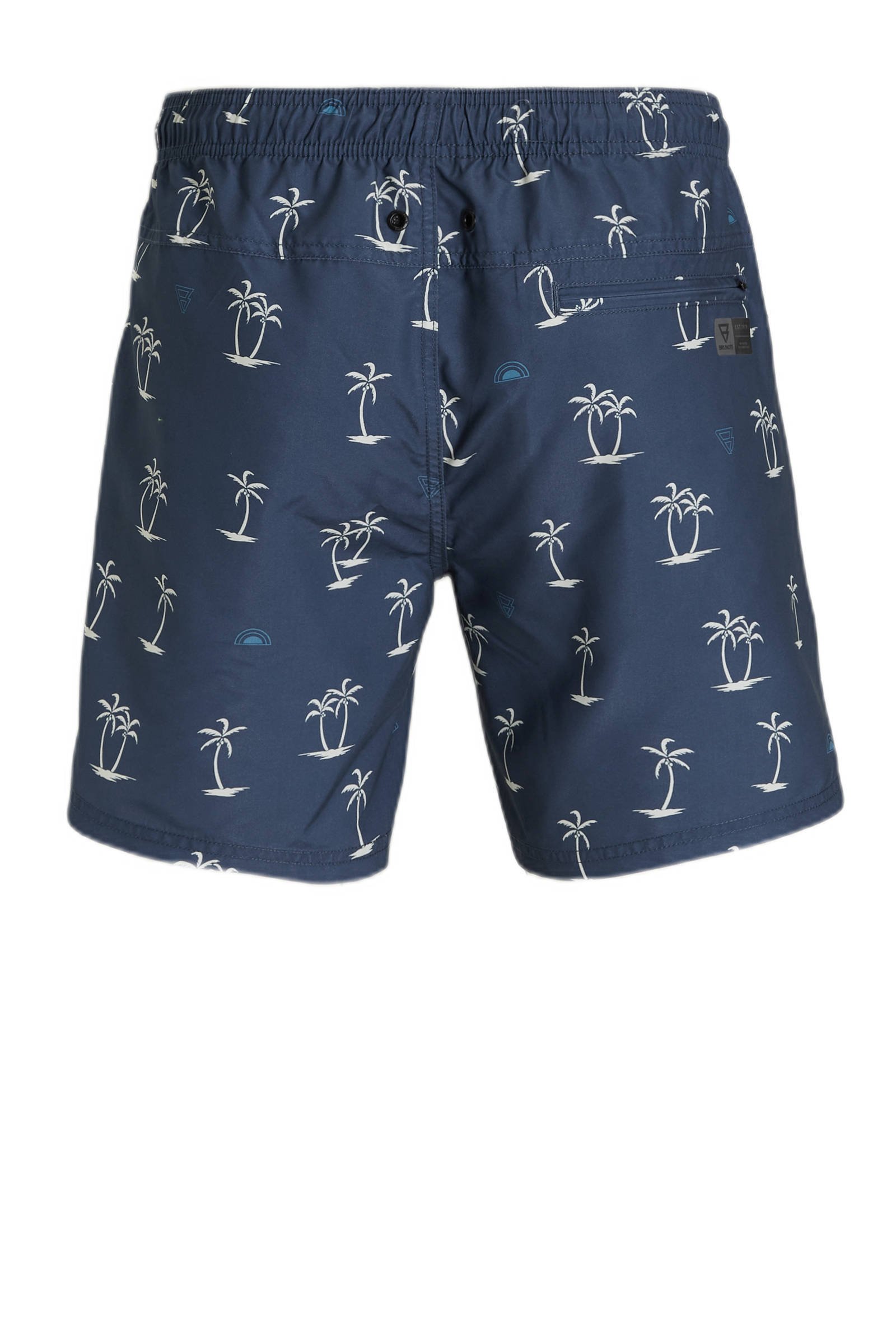 Brunotti zwemshort Crun donkerblauw Union River