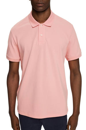 slim fit polo pink