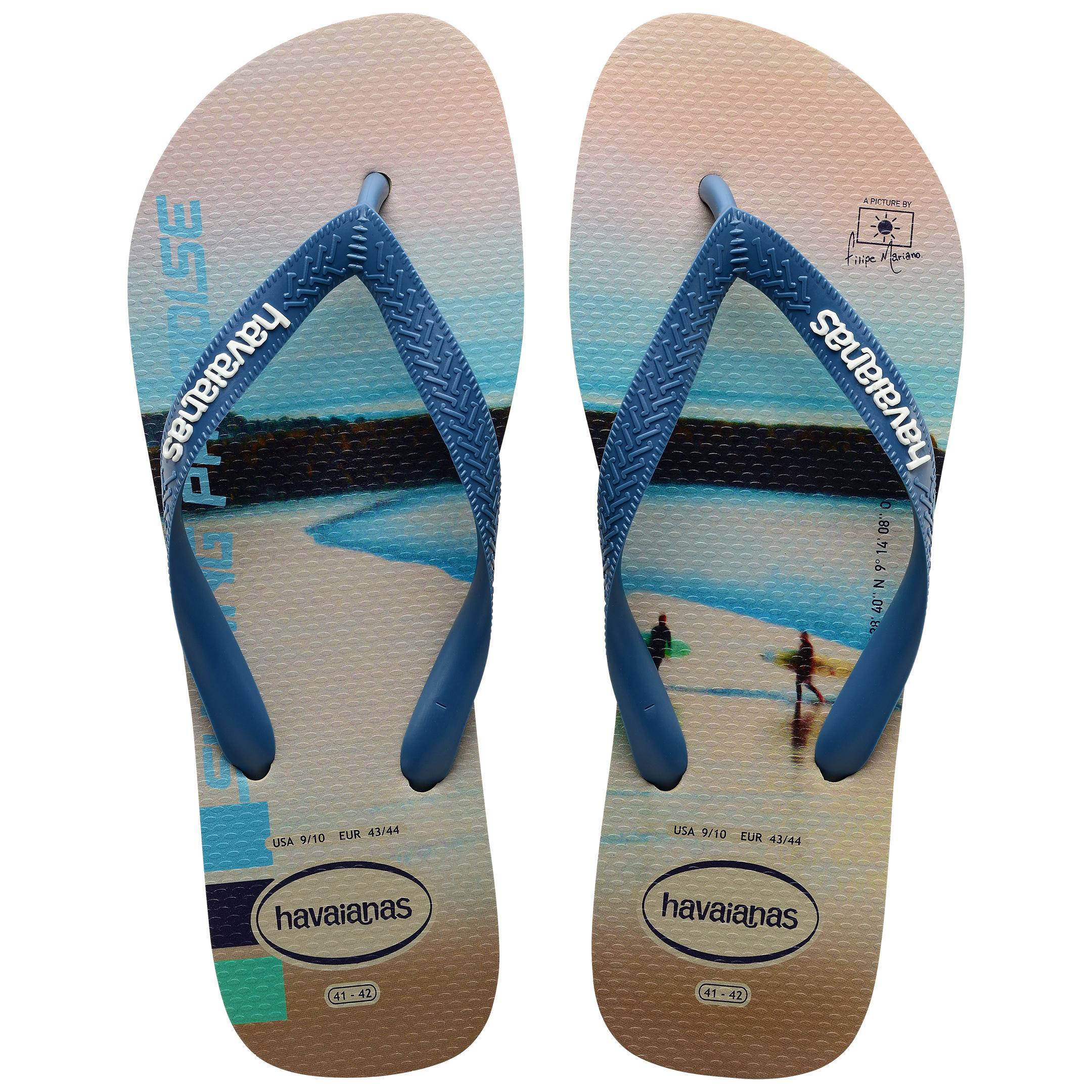 Blauwe havaianas discount