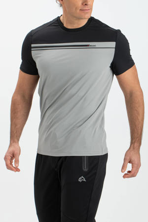 outdoor T-shirt Taner grijs/zwart