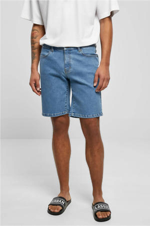 relaxed short light blue washed