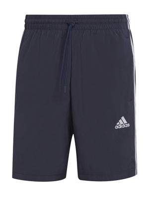 short donkerblauw/wit