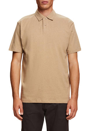 regular fit polo sand