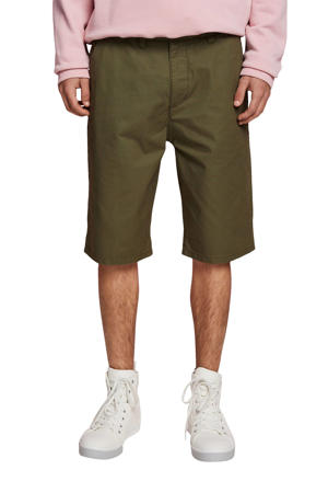 regular fit short dark khaki
